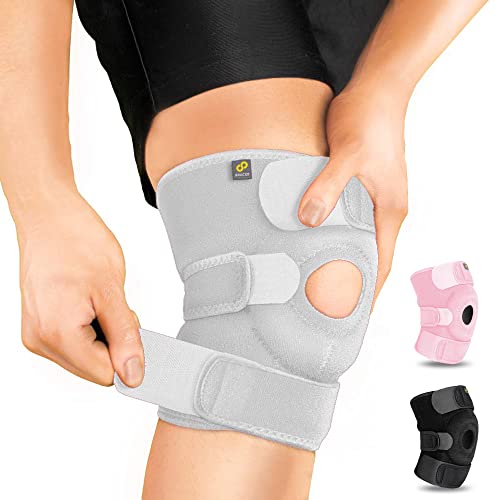 Bracoo Knee Support Brace for Men Women, Adjustable Compression Sleeve Wrap Patellar Pad Tendon - Arthritis Pain, meniscus tear, Injury Recovery, Running, Workout, KS10 - Image 1