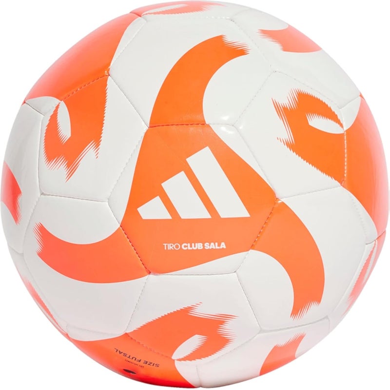 adidas Tiro Club Sala Ball for Unisex Adults WHITE/SOLRED 35 EU