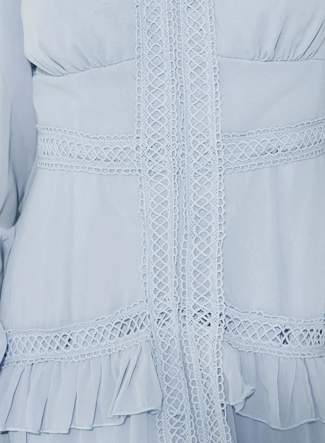 Take Two Ruffled Chiffon Maxi Dress