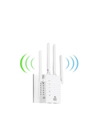 WiFi Extender, 1200Mbps WiFi Range Extender Signal Booster, Coverage up to 12880sq.ft and 105 Devices, WiFi Booster and Internet Range Extender, Internet Repeater - pzsku/Z4DAF1CE9AB817E77A10FZ/45/_/1717031407/9fcf487b-e961-49d6-9e5e-ae8d4d5c85ef