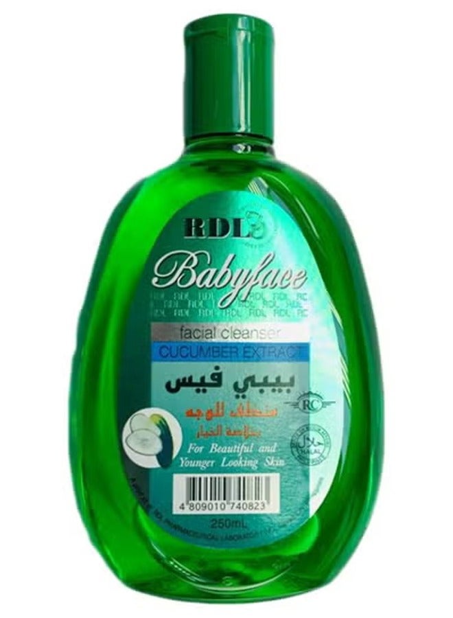 ار دي ال منظف الوجه بيبي فيس بخلاصة الخيار 250 ملليلتر - Image 2