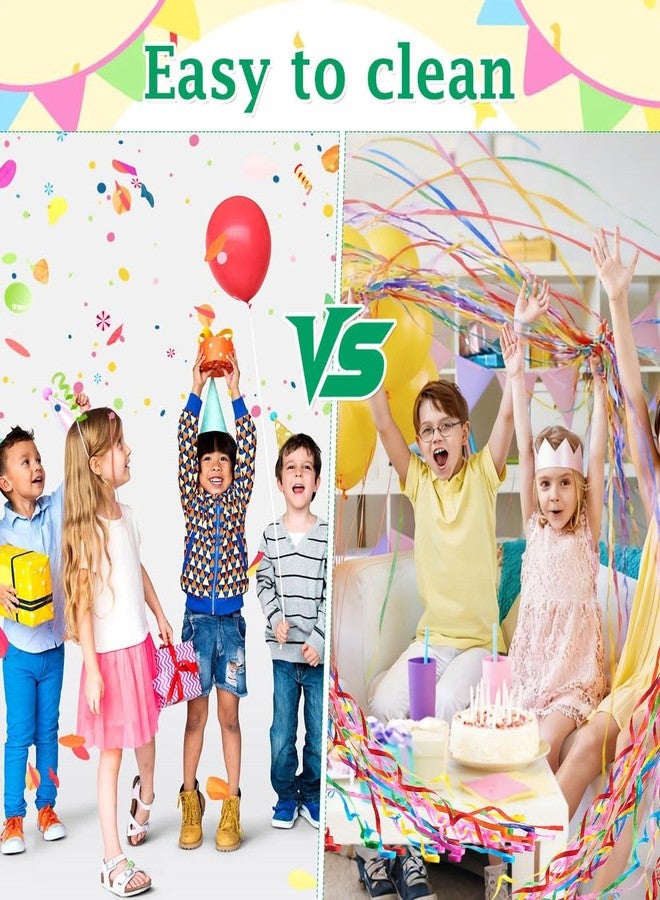 Ynaquest 12 Pack No Mess Streamers, Colorful Hand Thrown Streamer Poppers Confetti Streamers Party Poppers with Ribbons No Mess Confetti Poppers for Wedding Birthday Graduation Celebrations Party Favors - Image 4