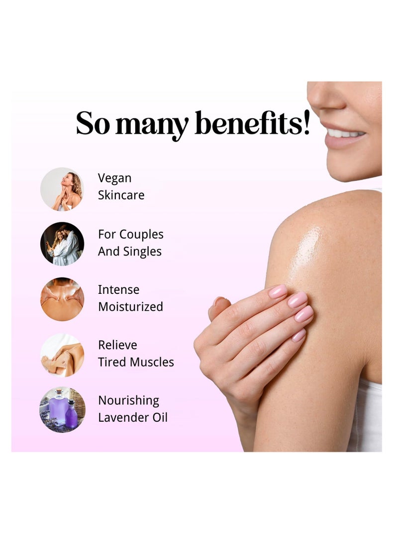 SYOSI Lavender Oil Massage Oils For Massage Therapy, Massage Oils For Date Night, Massage Oil For Muscle Pain, Gua Sha Relaxing Body Oil, Natural Lavender Oil For Skin Hair, Fragrance Hair Oil For Women Men  - Image 3