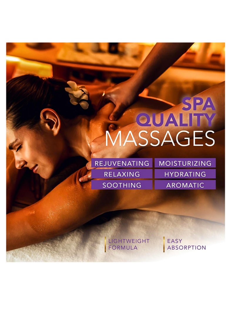 SYOSI Lavender Oil Massage Oils For Massage Therapy, Massage Oils For Date Night, Massage Oil For Muscle Pain, Gua Sha Relaxing Body Oil, Natural Lavender Oil For Skin Hair, Fragrance Hair Oil For Women Men  - Image 4