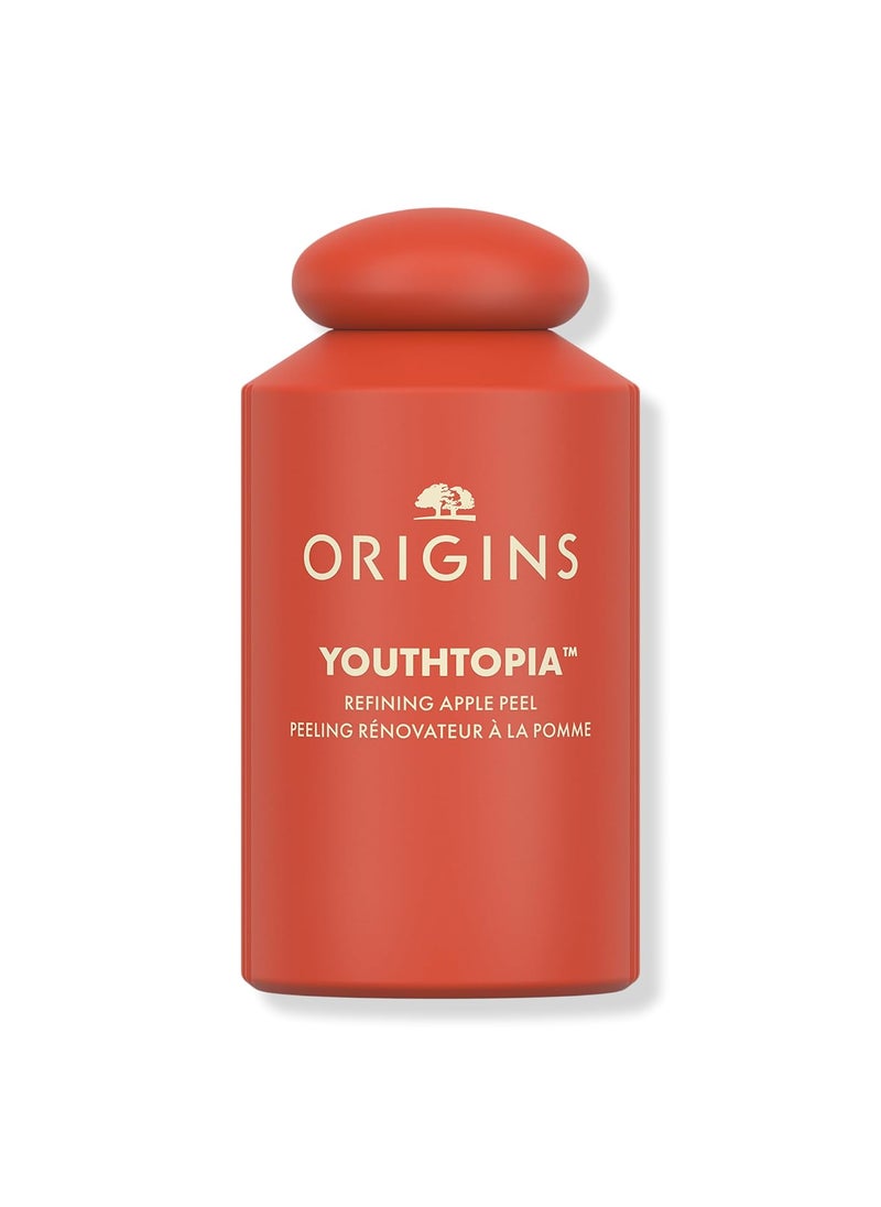 Origins Origins Youthtopia Refining Peel  Refines Pores  Smooths Skin  With Glycolic Acid  Apple Stem Cells 34 Fl Oz 