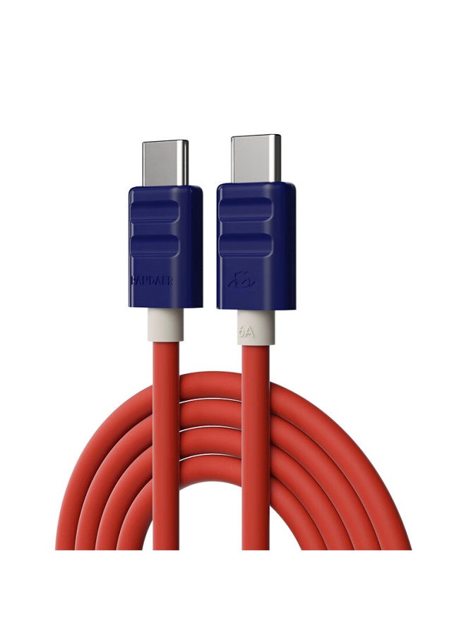 MEIZU Pandaer Line King 100w/66w Silicone High-power Fast Charging Data Cable, Star Messenger, Supports Pd3.0, Supports 6a, For Phone/earphone/tablet, Single-wire Connection - Image 5