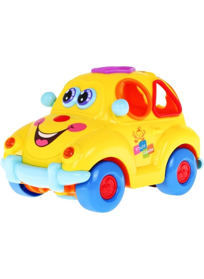 Hola Super Fun Fruit Car with Shape Sorting, Lights & Sounds