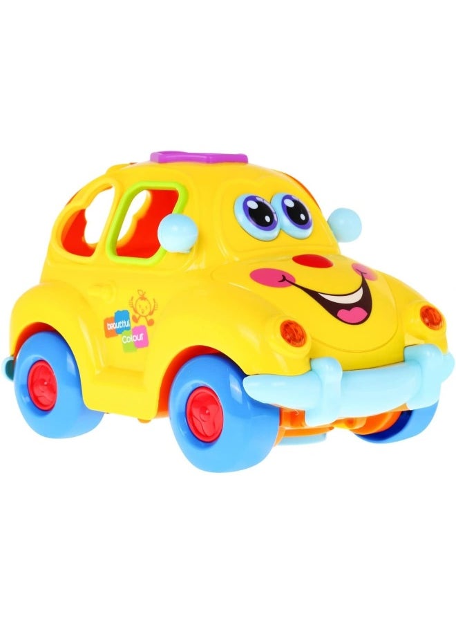 Hola Super Fun Fruit Car with Shape Sorting, Lights & Sounds