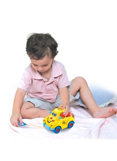 HOLA Hola Super Fun Fruit Car with Shape Sorting, Lights & Sounds, Bump-and-Go Action, Educational Toy for Kids 1+, Teaches Numbers, Letters, Colors & Shapes, Interactive Play w/ Fruit Blocks, Pretend Play  - Image 2