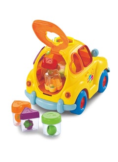 HOLA Hola Super Fun Fruit Car with Shape Sorting, Lights & Sounds, Bump-and-Go Action, Educational Toy for Kids 1+, Teaches Numbers, Letters, Colors & Shapes, Interactive Play w/ Fruit Blocks, Pretend Play  - Image 3