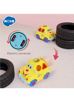 HOLA Hola Super Fun Fruit Car with Shape Sorting, Lights & Sounds, Bump-and-Go Action, Educational Toy for Kids 1+, Teaches Numbers, Letters, Colors & Shapes, Interactive Play w/ Fruit Blocks, Pretend Play  - Image 5