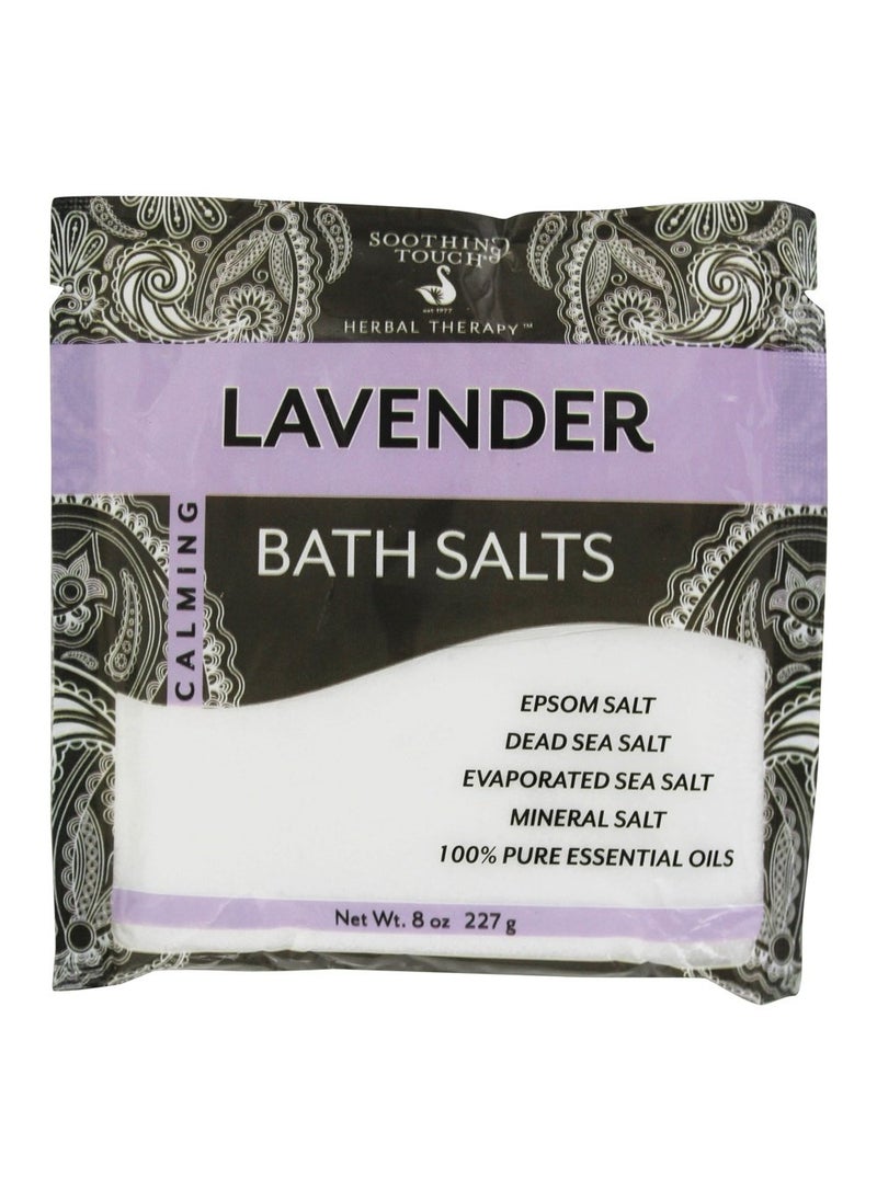 Soothing Touch Soothing Touch Bath Salts Pouch Lavender 8 Ounce 