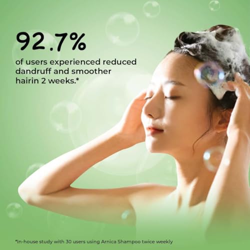Sunny Herbals Arnica Shampoo | Reduces Hair Fall | Strengthens Hair from Roots | Soothes Itchy Scalp | Controls Dandruff | Adds Natural Shine | Made with Arnica & Catharis | For All Hair Types, 250 ml (Pack of 2) - Image 4