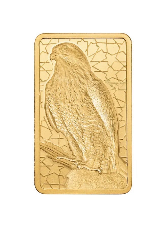 PAMP 5 grams Gold 24K Bar Arabian Falcon - Image 2