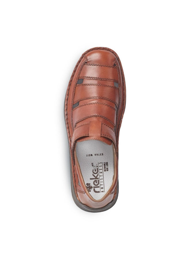 Rieker Mens Casual Shoes 05278-24 Clarino Brown 116-101 - Image 2