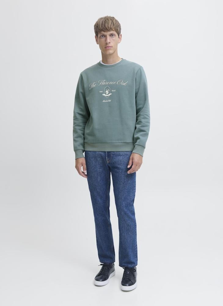 ج ج ريبل سويت شيرت مطبوع بقصة عادية - Image 4