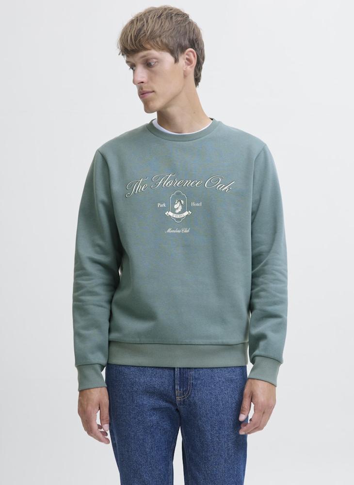 ج ج ريبل سويت شيرت مطبوع بقصة عادية - Image 1