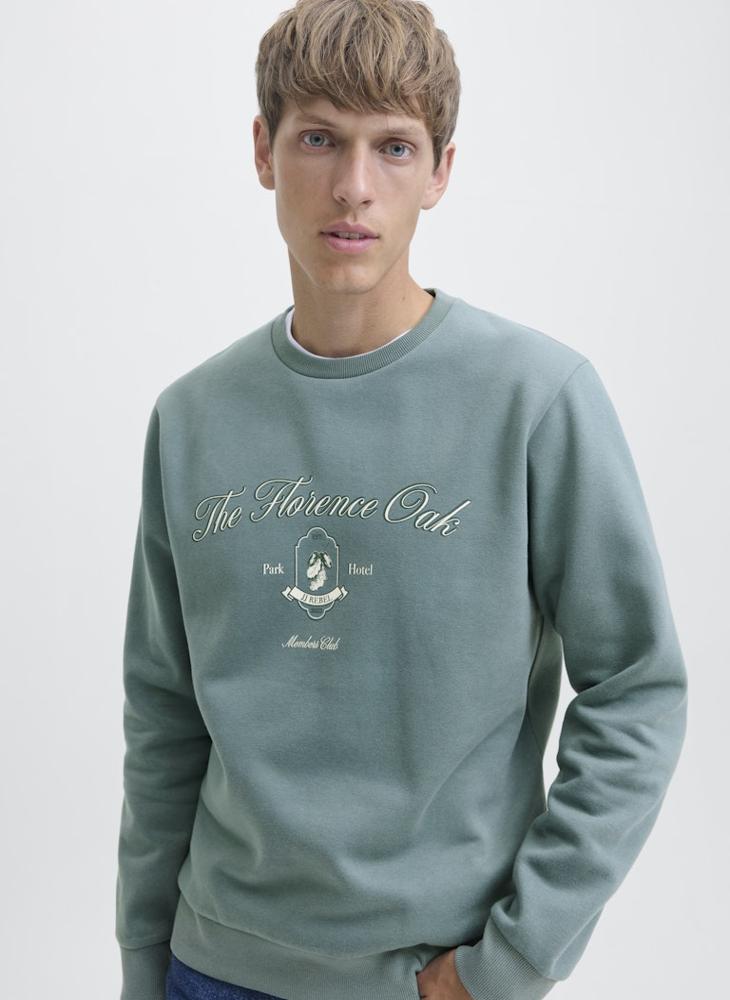 ج ج ريبل سويت شيرت مطبوع بقصة عادية - Image 3