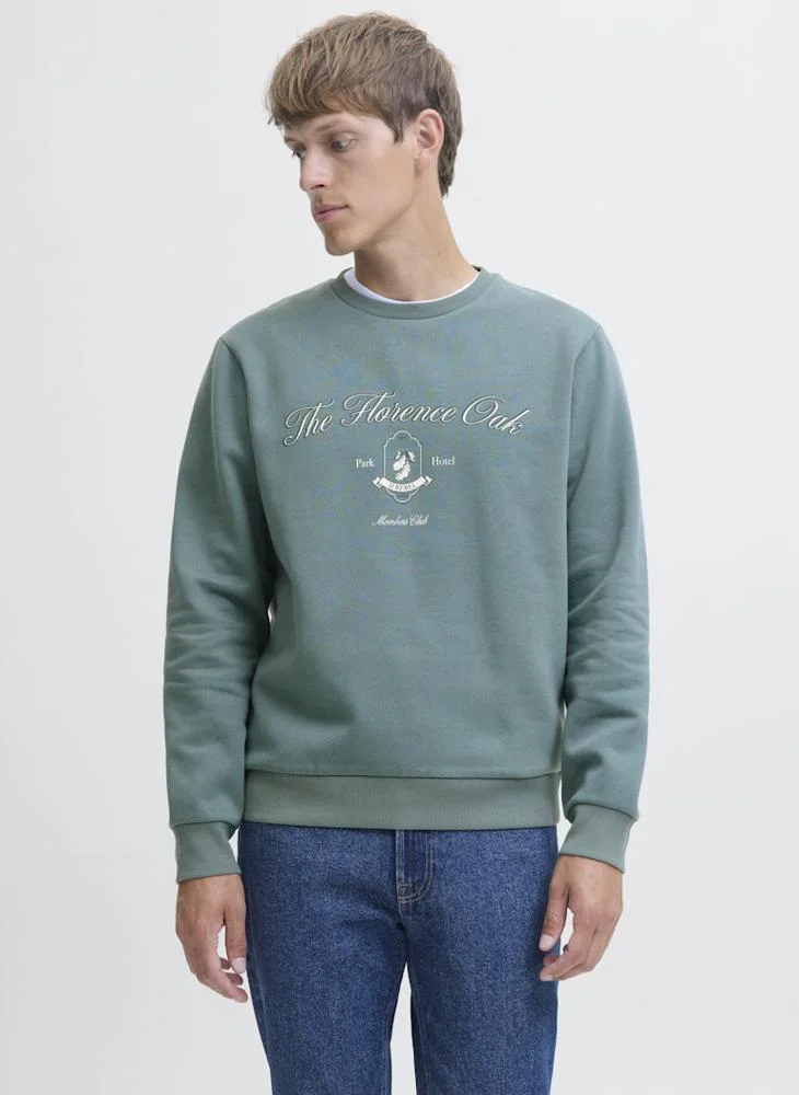 JJ Rebel Graphic Print Regular Fit Sweatshirt