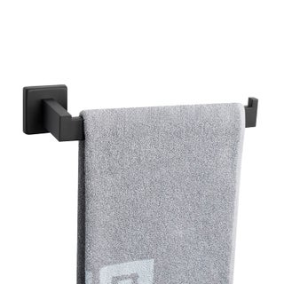 NearMoon Square Hand Towel HolderTowel Ring Premium SUS304 Stainless Steel Hand Towel Bar Rustproof Wall Mounted Towel Rack for BathroomKitchen Contemporary Style Bath Accessory Matte Black - pzsku/Z4DAF9AC10B5289057B61Z/45/1750418178/0dd71158-a785-4c6d-a9bd-7017514af485