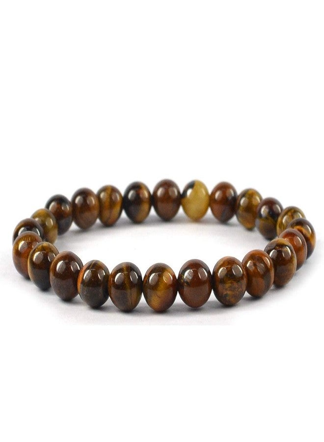 Stotram Tiger’s Eye Yoga,Seven Chakra Bracelet, Semi Precious Stretch Natural Round Shape Gemstone 6 mm Energy Chakras Jewelry Women Men Girl Boys Birthday Gift - Image 5