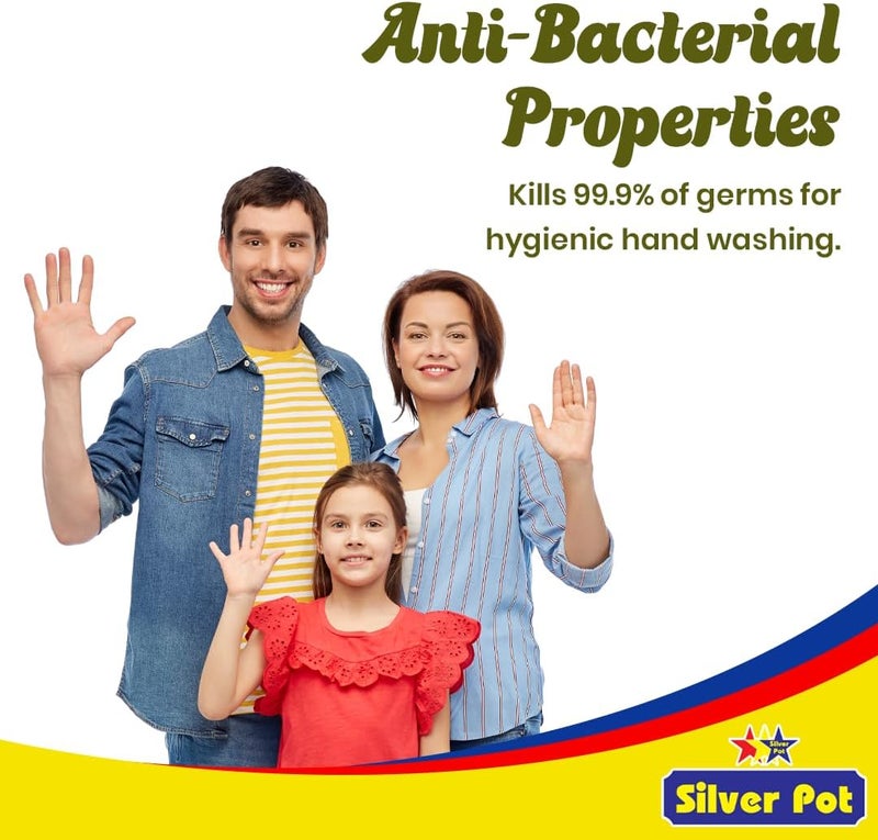 Silver Pot Fresh Kiwi & Melon Hand Wash Twin Pack - Image 4