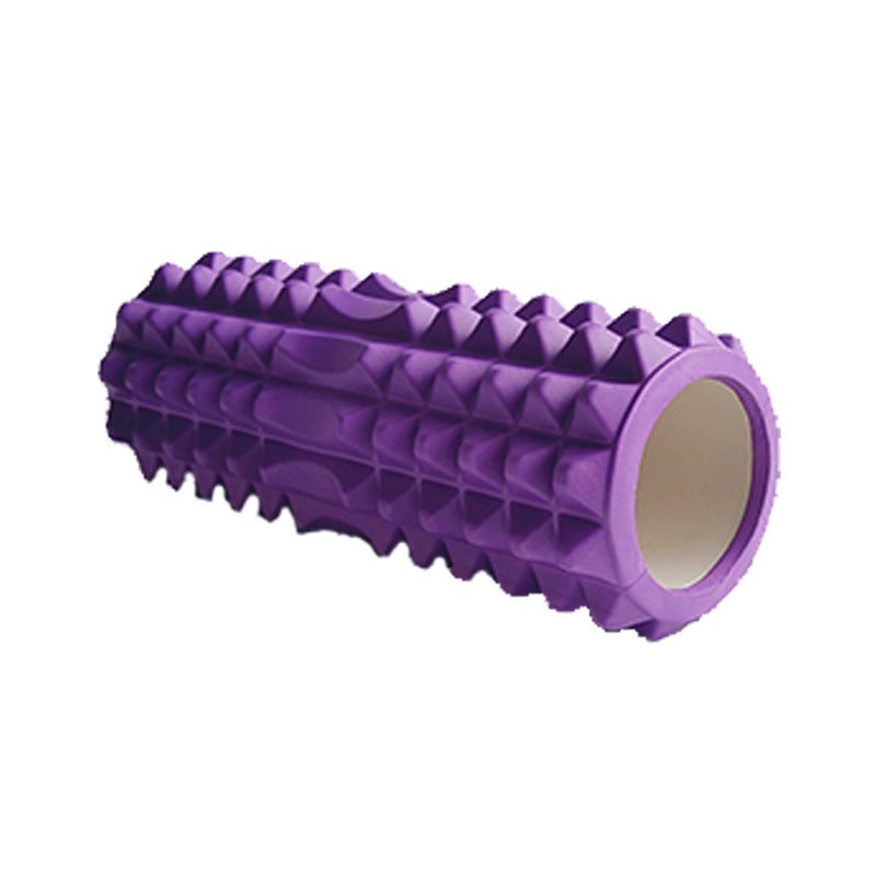 Generic Crescent EVA Foam Shaft Yoga Column Massage Roller Special Hollow Spike Column Foam Shaft for Muscle Relaxation44.5*13cm Crescent purple 44.5*13cm Crescent purple