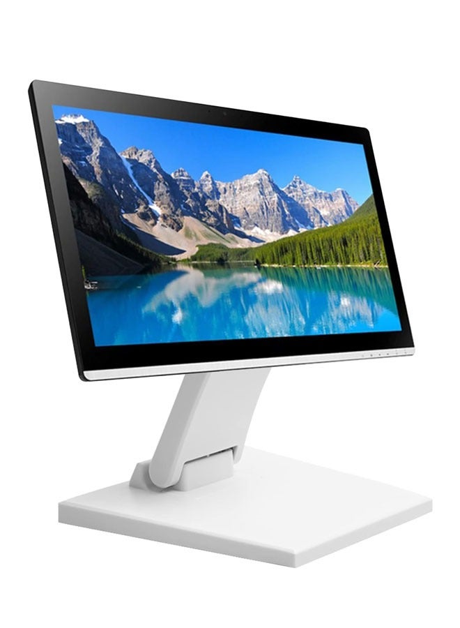 Hanayo Metal Stand Foldable Stand Adjustable LCD Monitor Stand Desk Folding Mount Metal Monitor Stand Holder with VESA Hole 75x75mm 100x100mm(White)  - Image 4
