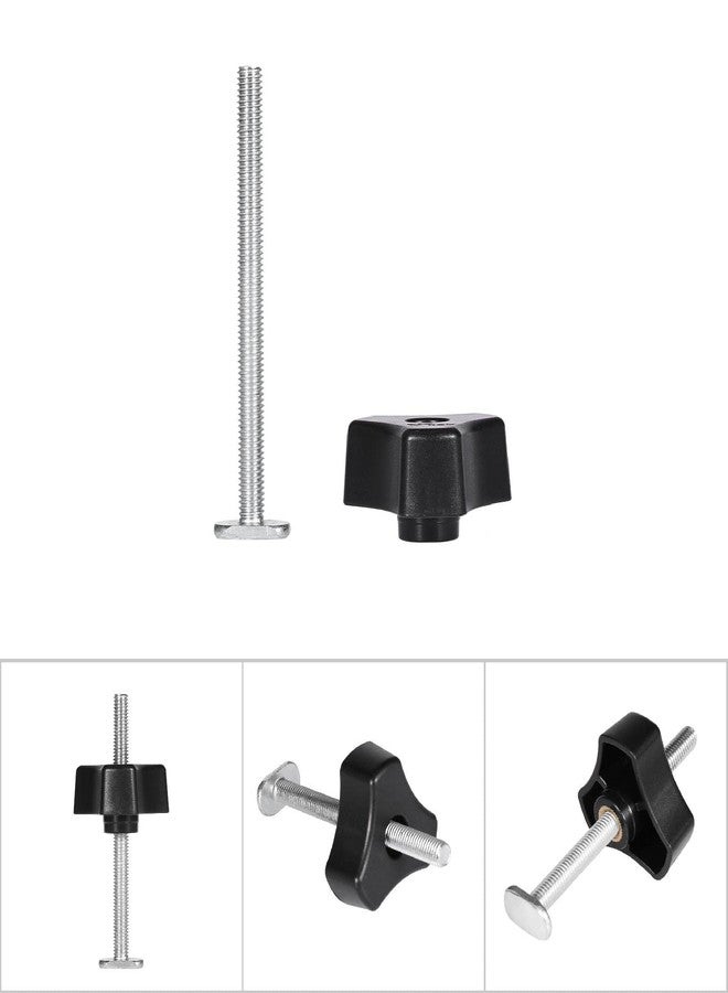 Lazmin T Track Clamp, M8 Thread T Track Hold Down Clamps, Aluminum Alloy Woodworking Tool for T Slot (T Screw+Knob Nut Only) - Image 5