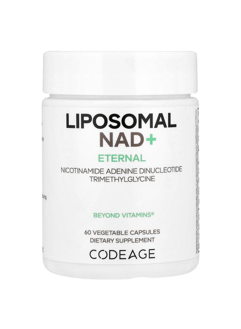 Codeage Eternal, Liposomal NAD+, 60 Vegetable Capsules
