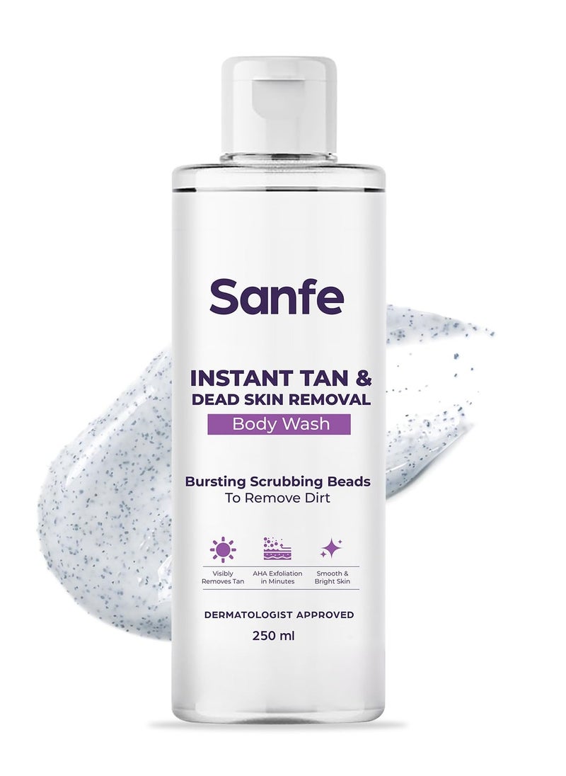 Instant Tan Removal Exfoliating Body Wash AHA Smooth Bright Skin 250ml - pzsku/Z4DAFFA43E5F04C31729FZ/45/_/1740470059/d774a598-3230-4367-ad67-db43aa93d616