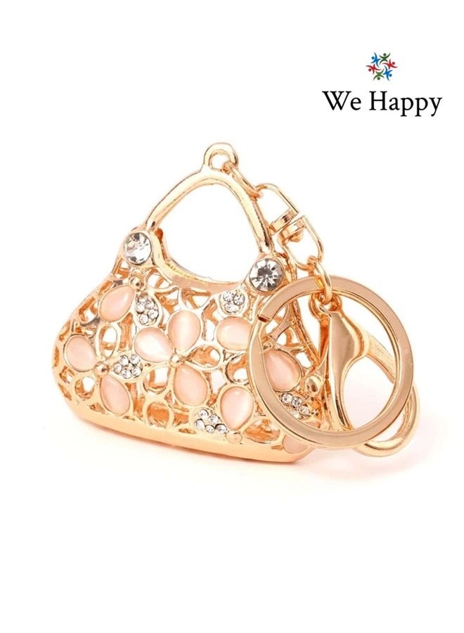 We Happy Pack of 2 Hand Bag Shape Key Ring Cute Women Fashion Bag Car Pendant Key chain - Image 4