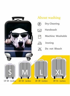 HomarKet Travel Luggage Cover Spandex Suitcase Protector Washable Baggage Covers  - Image 4