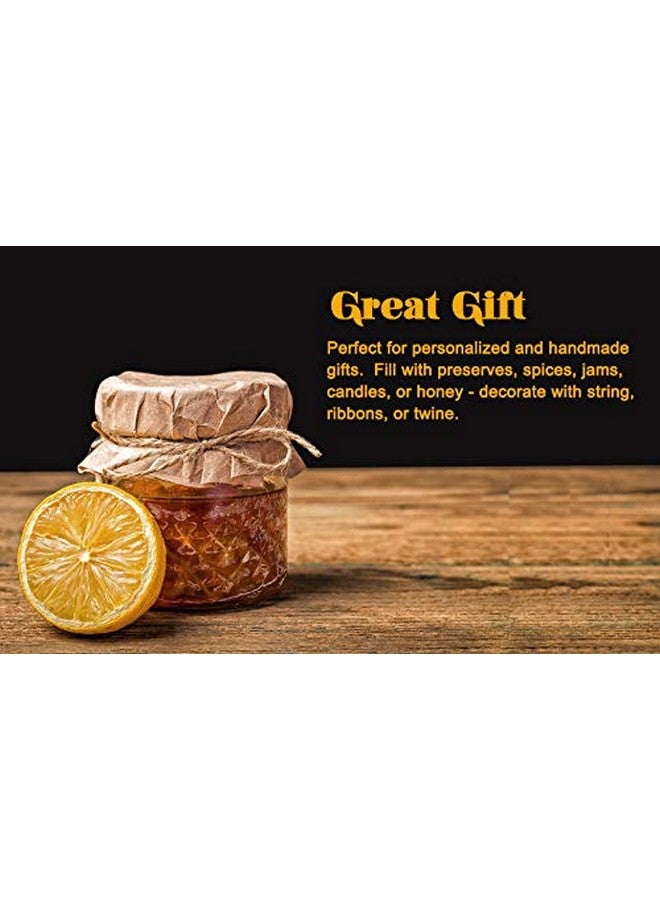 Ash & Roh® - Regular Mouth Mini Mason Jars with Lids, Glass Canning Jars Ideal for Food Storage, Jam, Body Butters, Wedding Favors, DIY Magnetic Spice [100 ml] (20) - Image 5