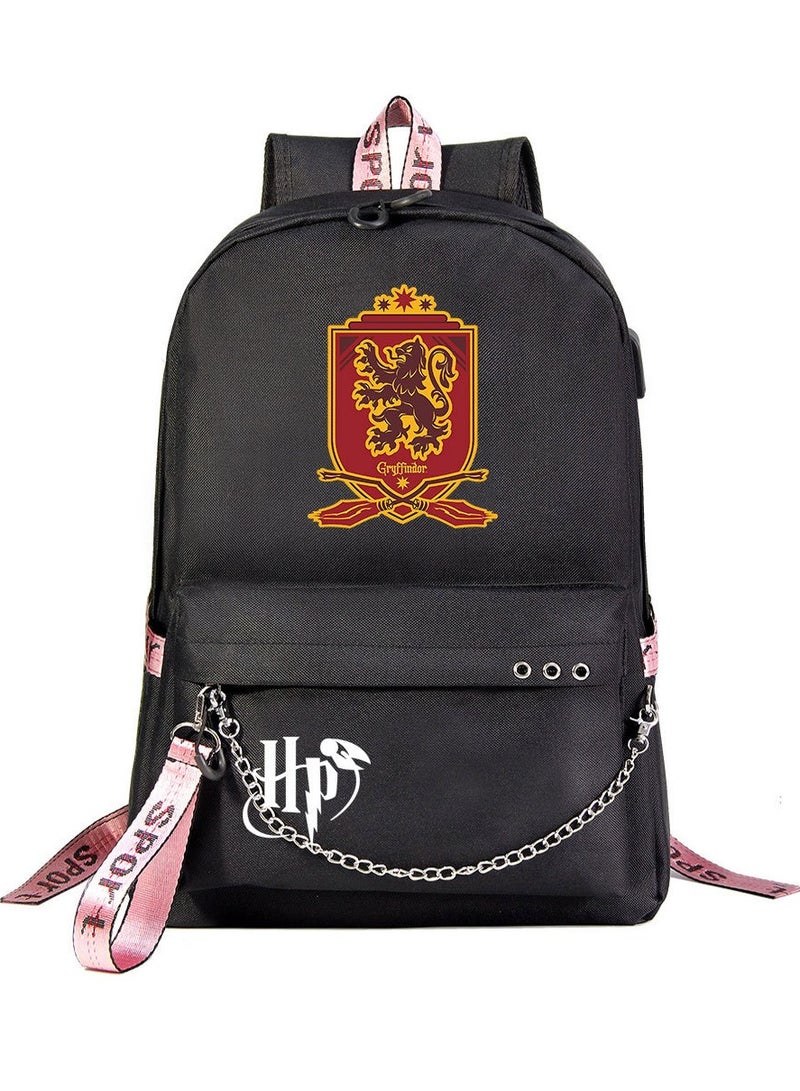 Harry Potter Cartoon Printed Youth Large Capacity Men's and Women's Shoulders