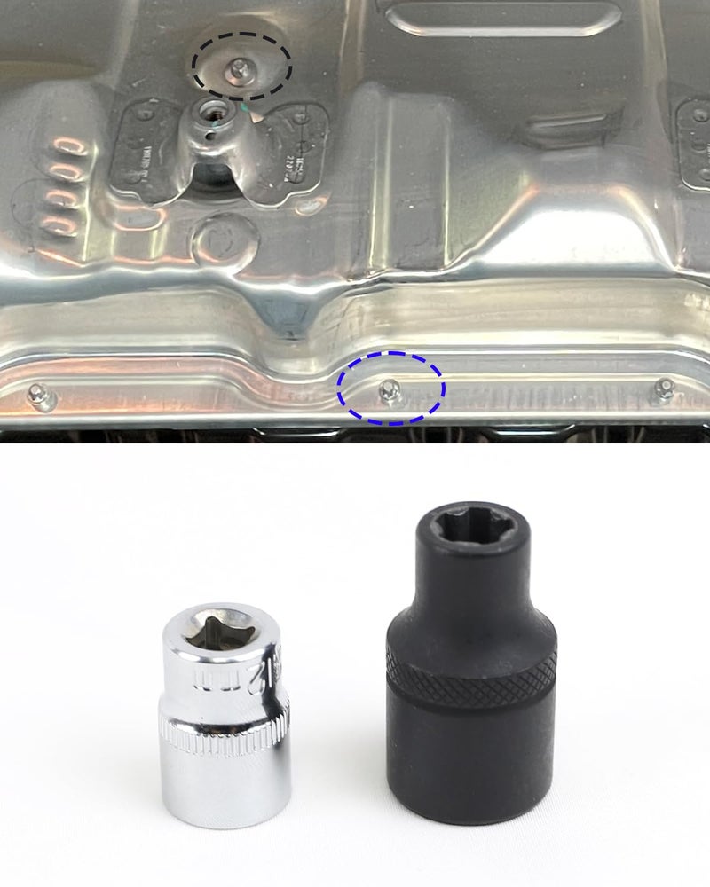 LIMBQS FiveTeeth Battery Cover Removal Socket Tool Compatible with Tesla Model Y 3 S X High Voltage Battery Disassembly Wrench Socket Fit for Tesla 10646900J 106468900 106468900 10646900J - Image 2