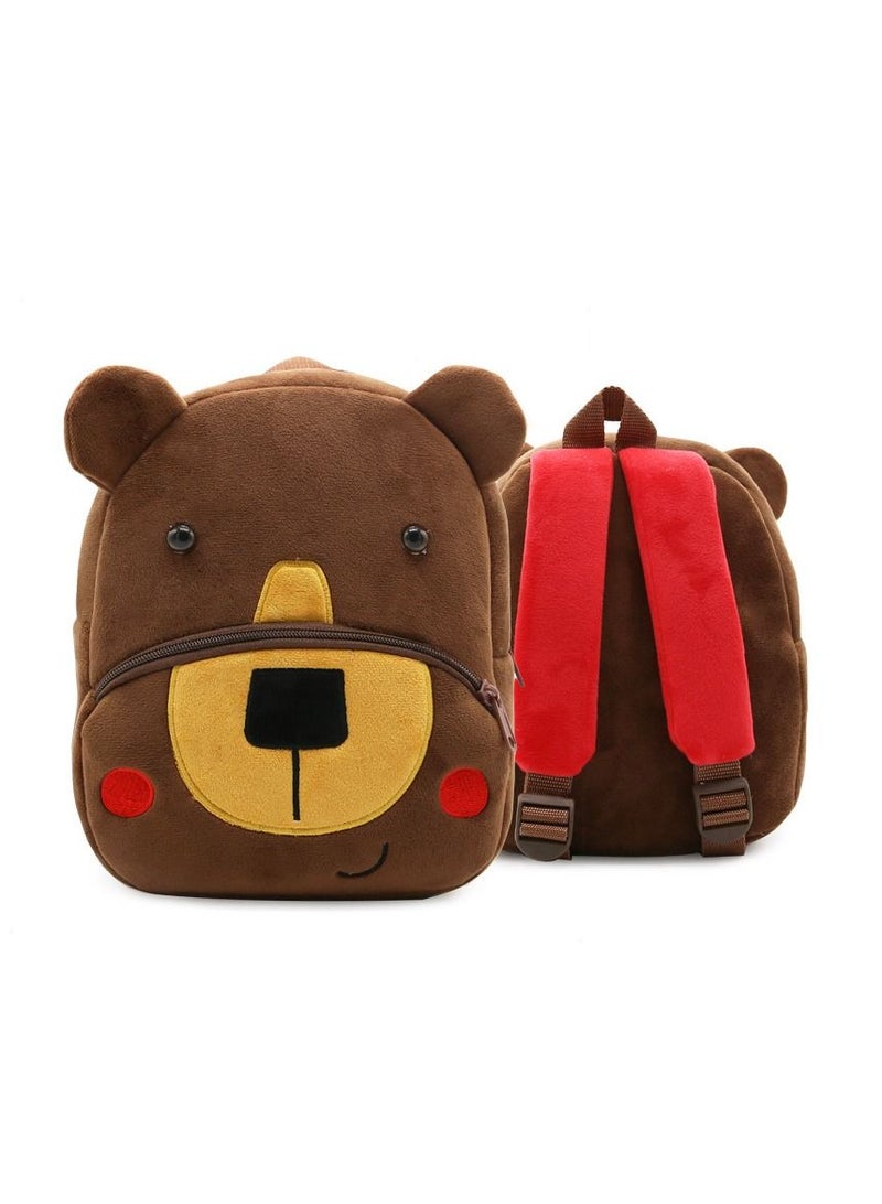 Y&D 1-Piece Zoo Children Kindergarten Knapsack Bear 