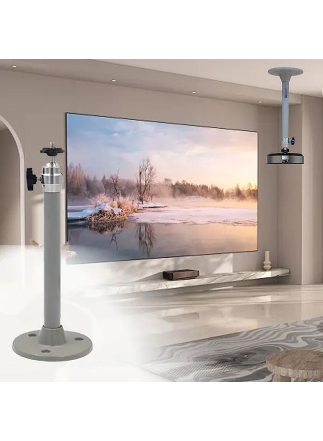 Universal Ceiling Wall Projector Bracket Set with Tilt Rotation Adjustable Aluminum Alloy - Image 1