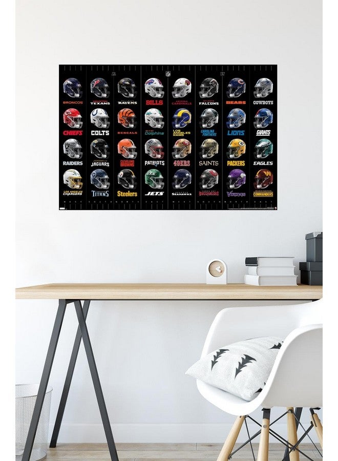 Trends International Trends International NFL League - Helmets 24 Wall Poster, 22.37" x 34.00", Unframed Version - Image 4