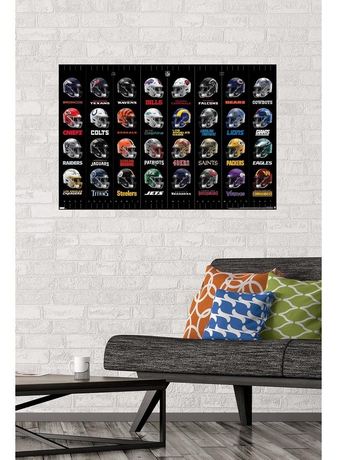 Trends International Trends International NFL League - Helmets 24 Wall Poster, 22.37" x 34.00", Unframed Version - Image 2