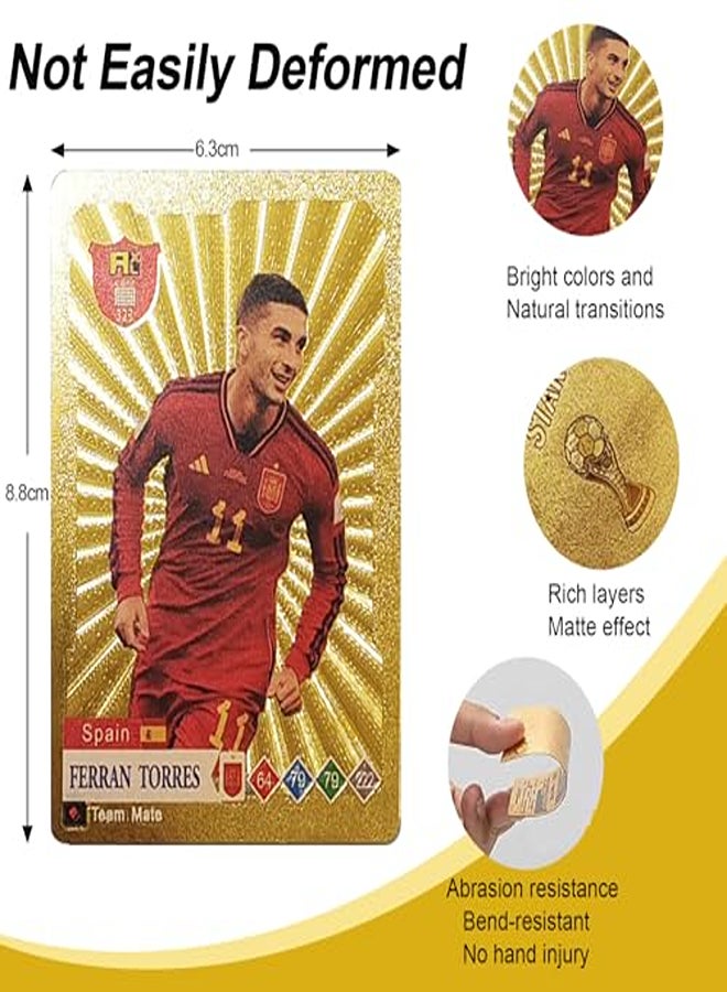 23/24 Premier League & UEFA Football Cards - Limited Edition Set with 55 Golden Cards - Image 2