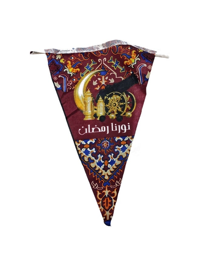 سي او أرماء زينة رمضان اعلام قماش بشعار رمضان كريم 12 قطعه ب400 سم - Image 3