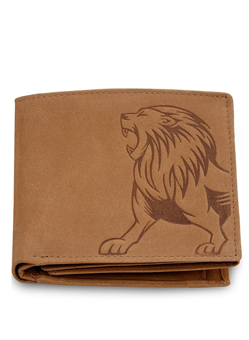 URBANFOREST URBAN FOREST Leo Vintage Cognac Leather Wallet for Men - Image 1