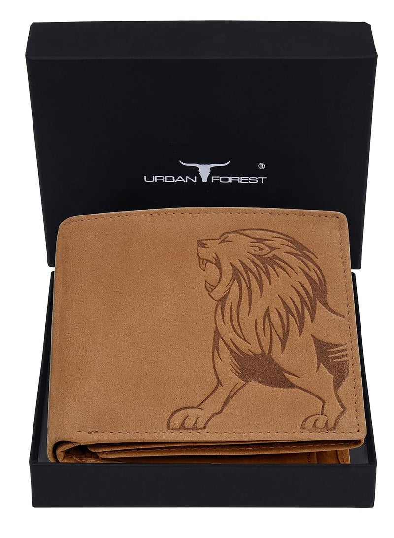 URBANFOREST URBAN FOREST Leo Vintage Cognac Leather Wallet for Men - Image 2