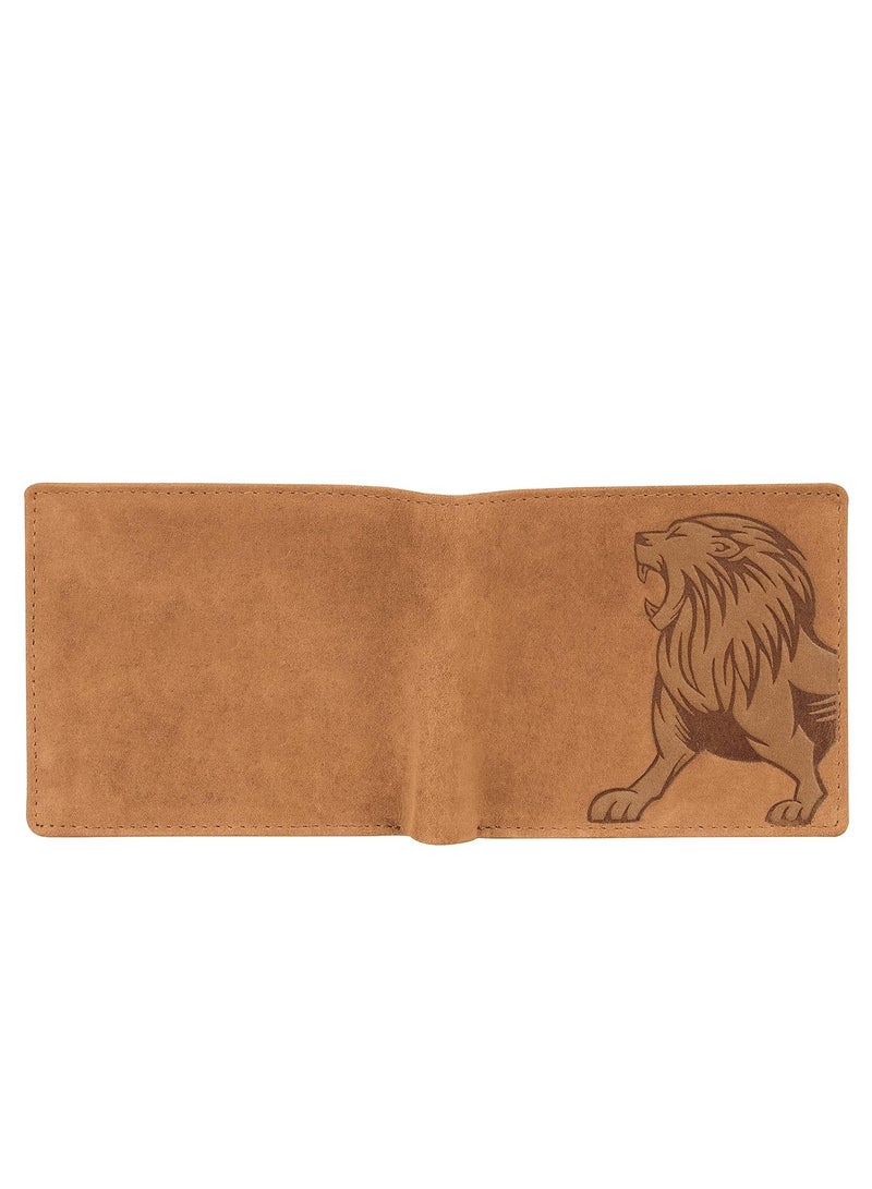 URBANFOREST URBAN FOREST Leo Vintage Cognac Leather Wallet for Men - Image 5