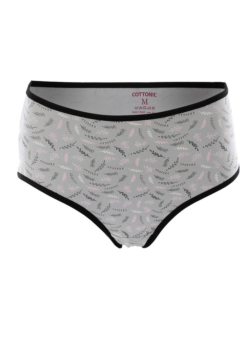 COTTONIL - Cottonila Set Of 3 Soft Patterned Midi Panties - Multicolours - Image 1