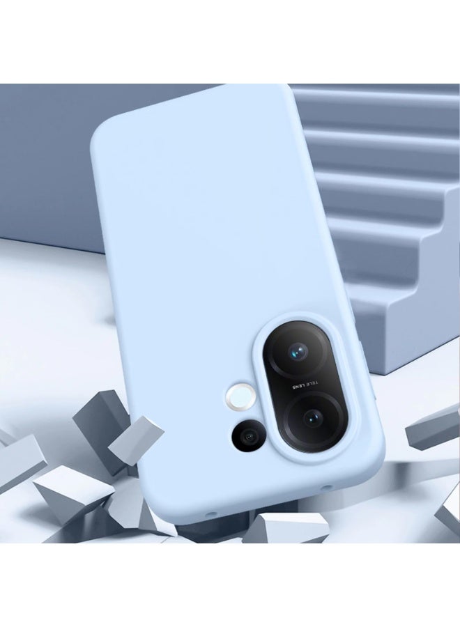 general Case Compatible with VIVO X200 FE 2025, Liquid Silicone Gel Rubber Bumper Case with Soft Microfiber Lining Cushion Slim Shockproof Anti-drop Cover - Image 5