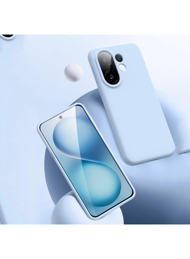 general Case Compatible with VIVO X200 FE 2025, Liquid Silicone Gel Rubber Bumper Case with Soft Microfiber Lining Cushion Slim Shockproof Anti-drop Cover - Image 2