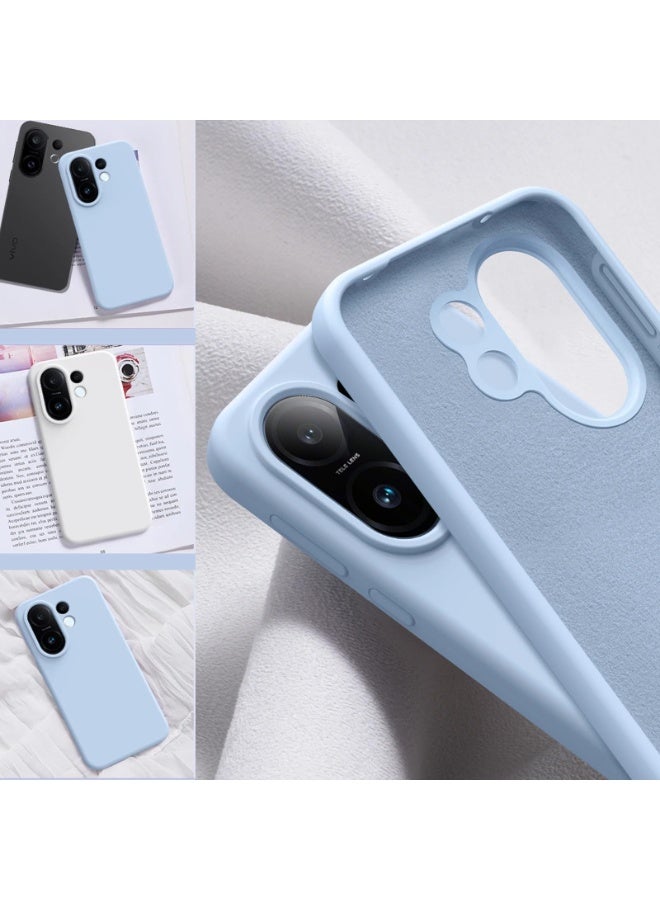 general Case Compatible with VIVO X200 FE 2025, Liquid Silicone Gel Rubber Bumper Case with Soft Microfiber Lining Cushion Slim Shockproof Anti-drop Cover - Image 3