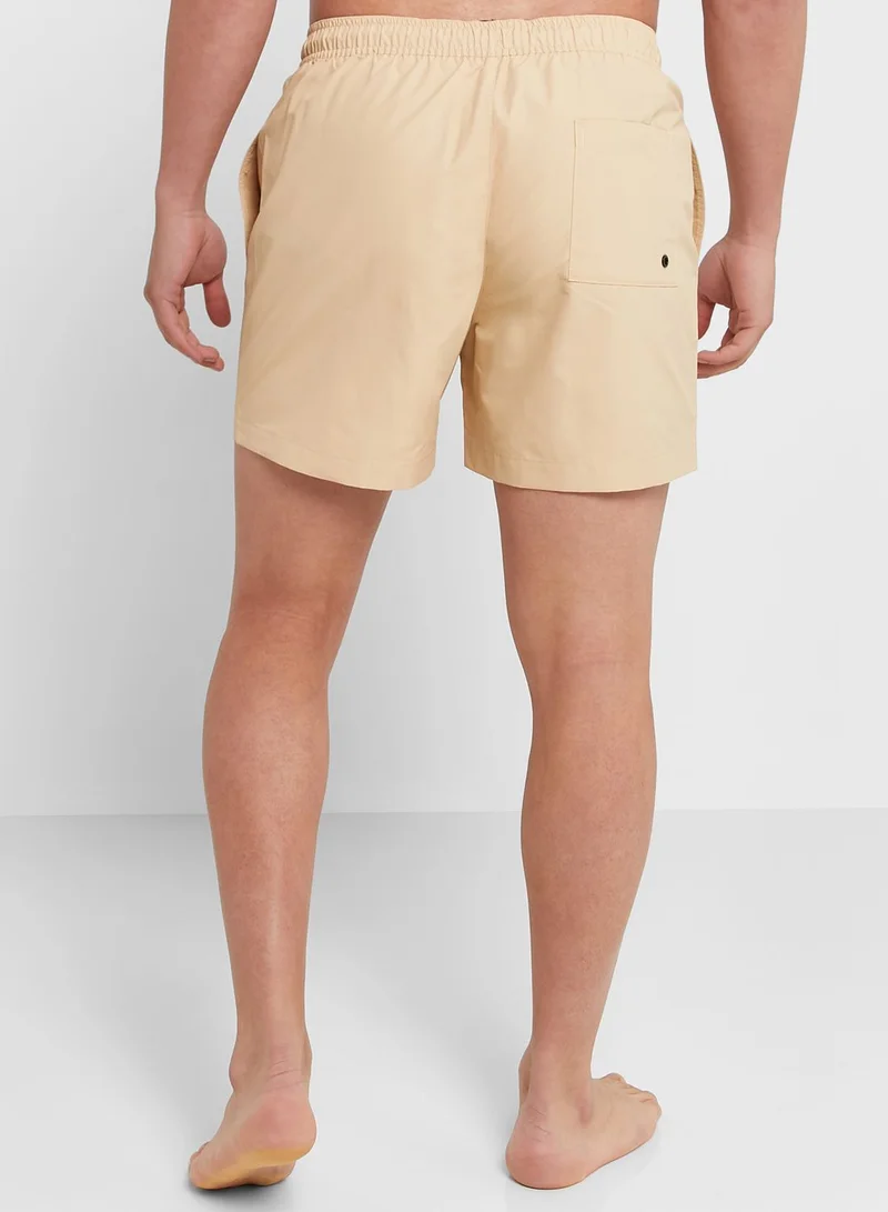 CALVIN KLEIN Logo Printed Drawstring Swim Shorts